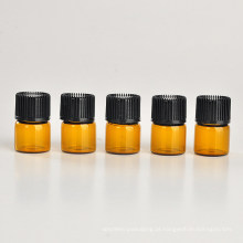 1ml de vidro marrom frasco de óleo essencial (ngg1141)
